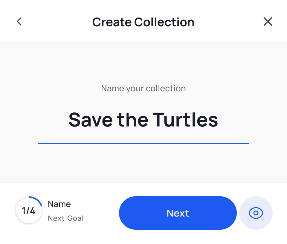 name your payment collection with Crowded