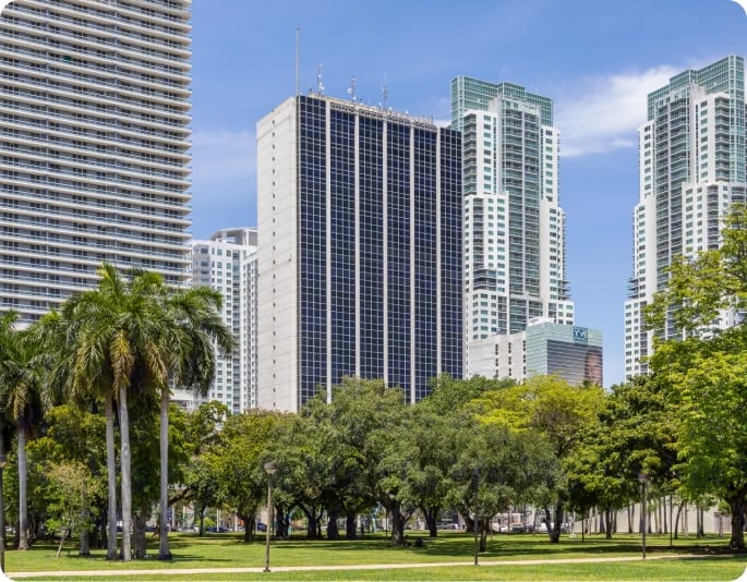 Crowded Miami office