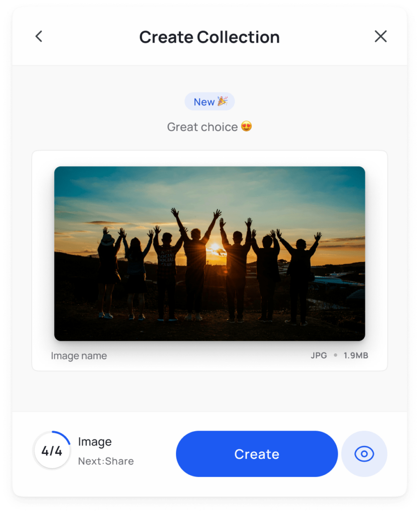 add an image to personalize your fundraising