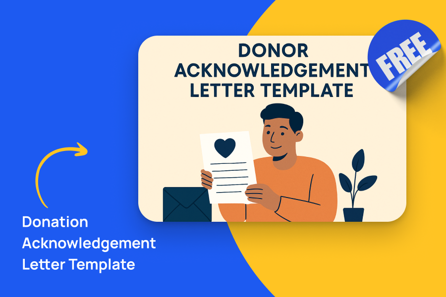 Donor Acknowledgement Letter Template