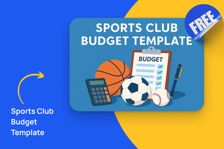 Sports Club Budget Template