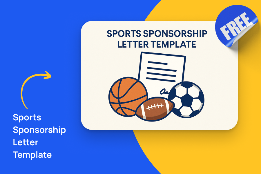 Sports Sponsorship Letter Template