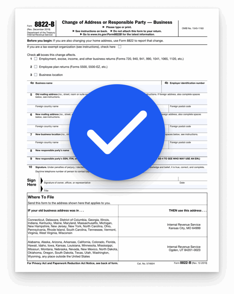 File Form 8822-B easily with Crowded