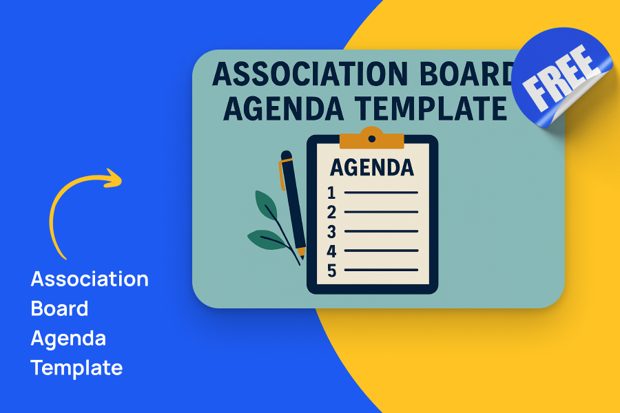 Association Board Agenda Template