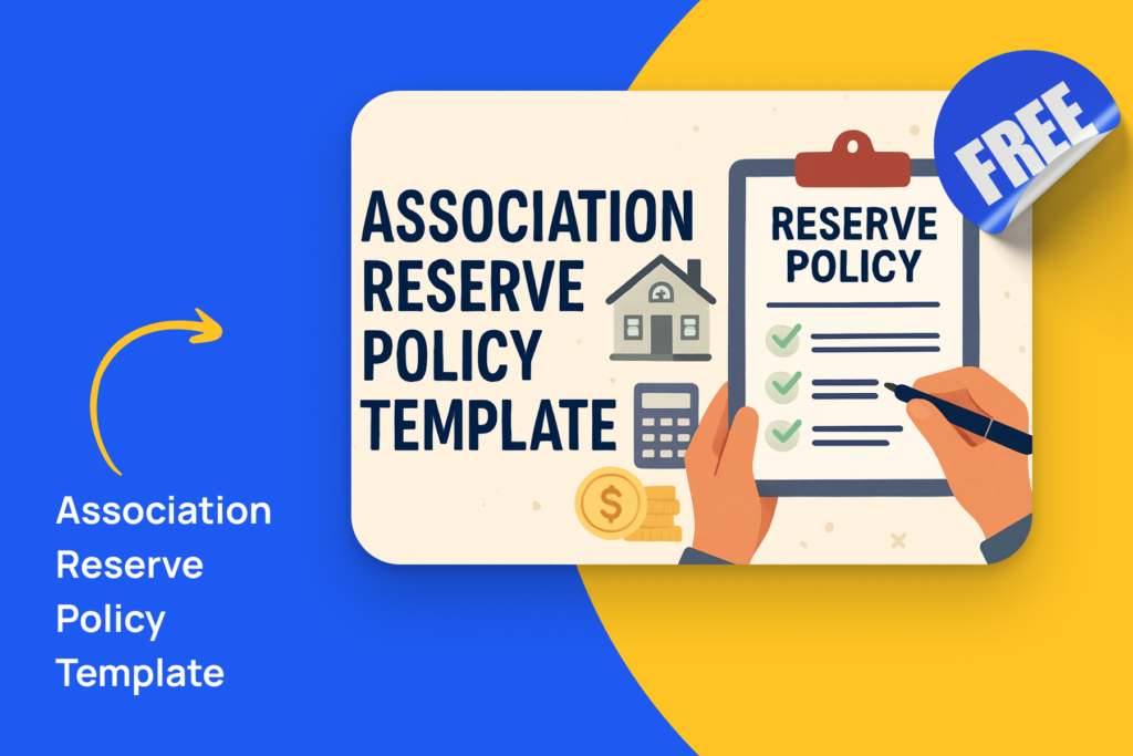 Association Reserve Policy Template