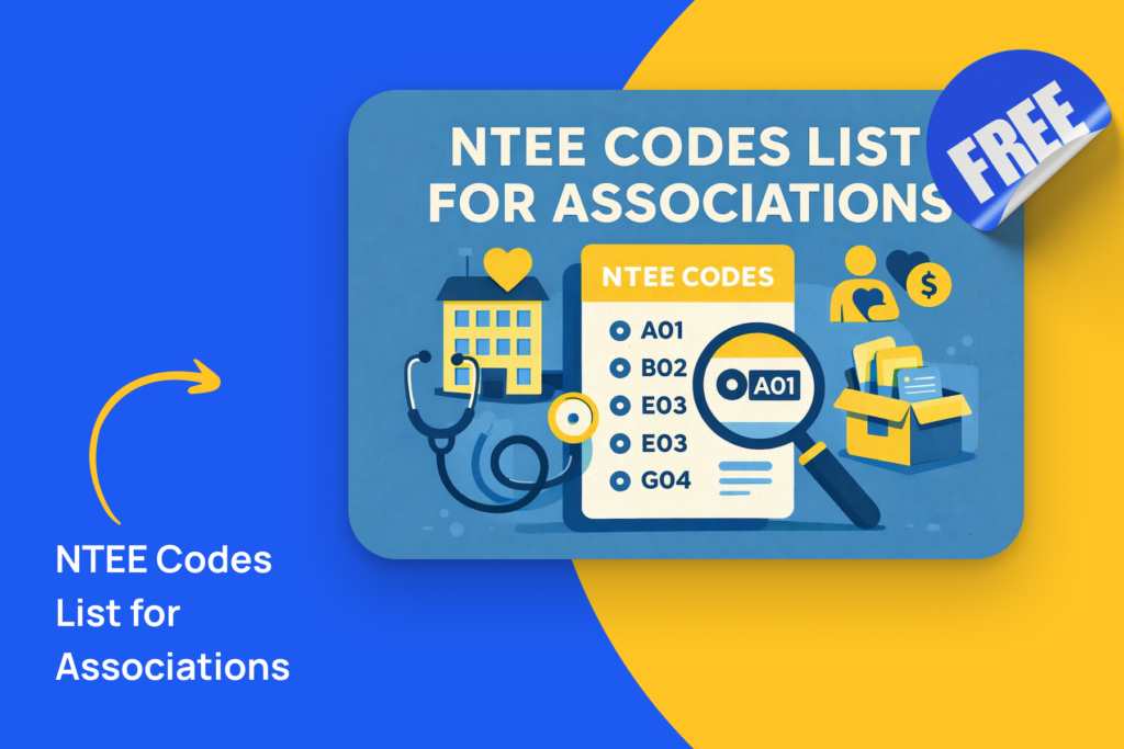 NTEE Codes List for Associations