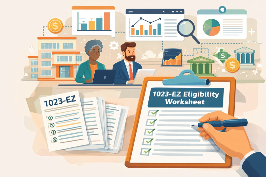 1023-EZ eligibility worksheet