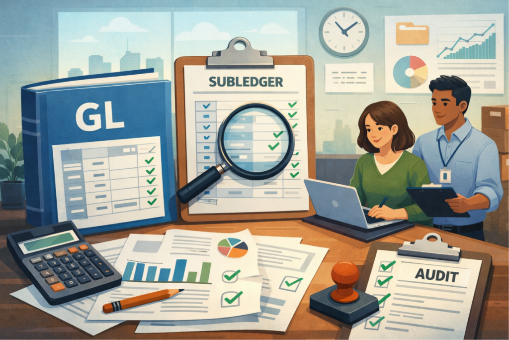 gl subledger reconciliation