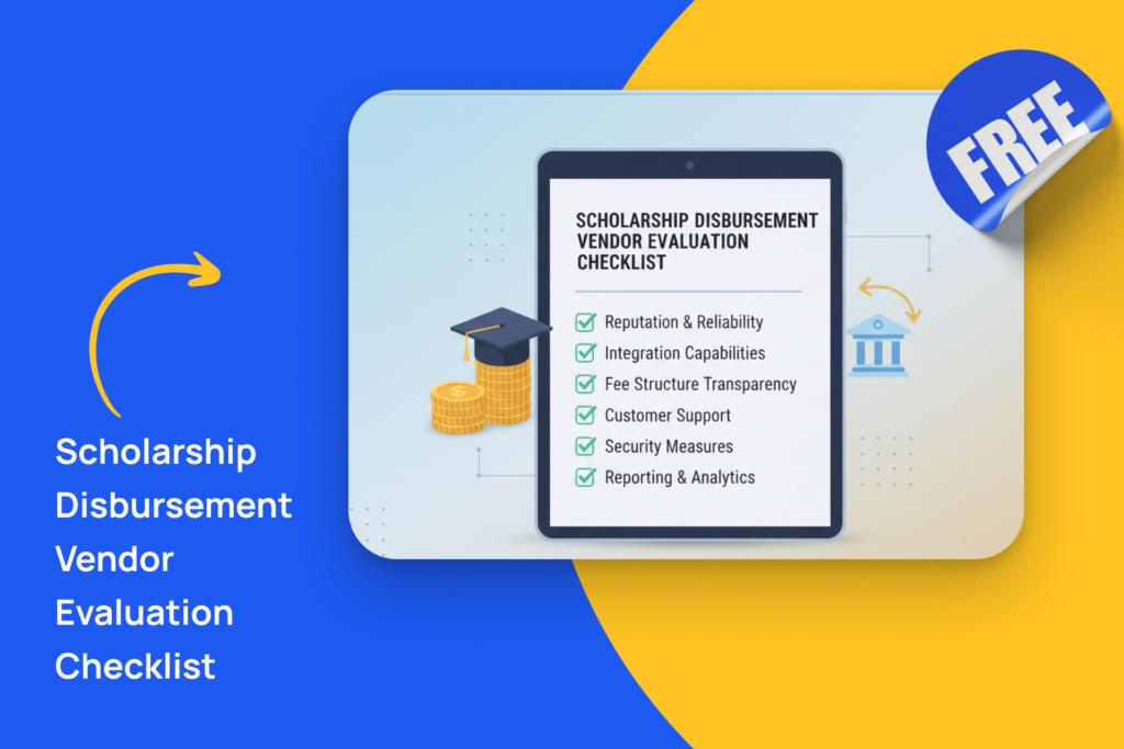 Scholarship Disbursement Vendor Evaluation Checklist