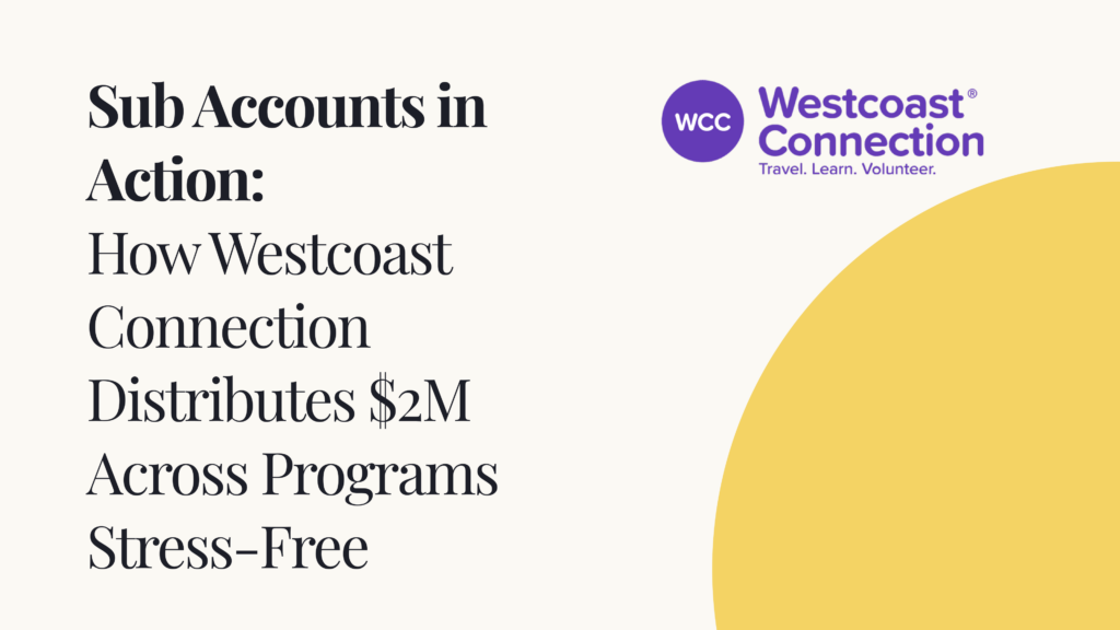 nonprofit sub accounts