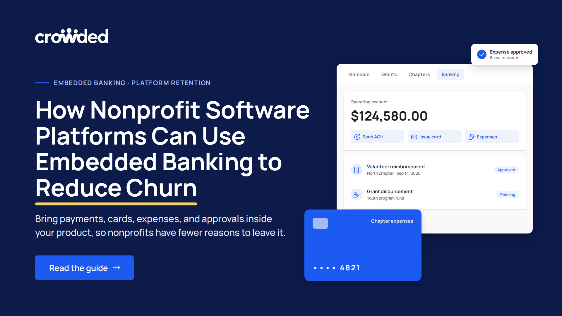 How Nonprofit Software Platforms Can Use Embedded Banking to Reduce Churn
