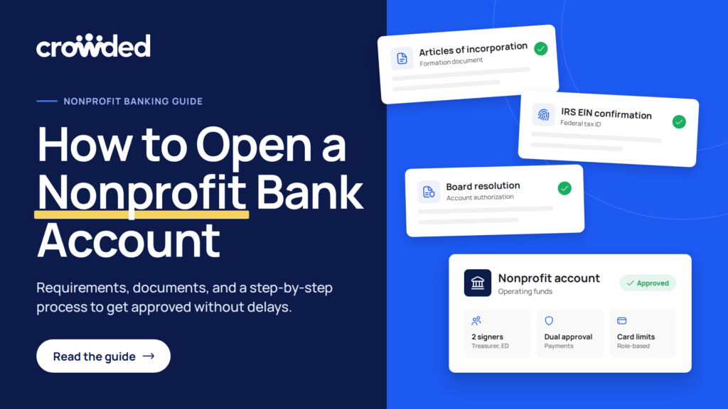 How to Open a Nonprofit Bank Account: Step-by-Step Guide